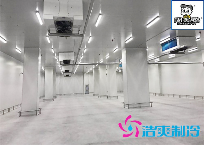 湖北周黑鸭80000m³生产加工成品低温物流冷库施工工程案例 湖北周黑鸭80000m³生产加工成品低温物流冷库施工工程案例