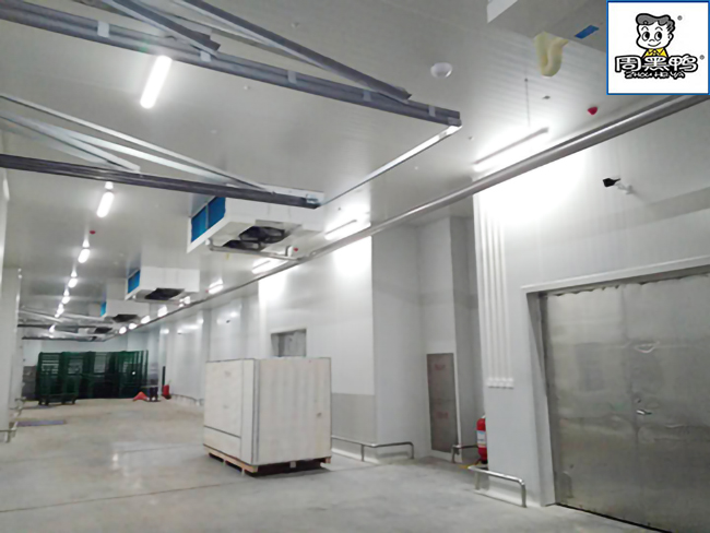 湖北周黑鸭80000m³生产加工成品低温物流冷库施工工程案例 湖北周黑鸭80000m³生产加工成品低温物流冷库施工工程案例